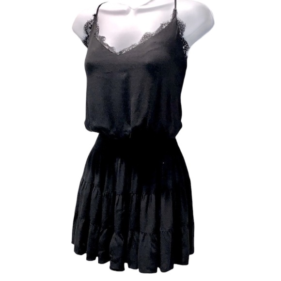 C’isa Dresses & Skirts - C’isa Black 100% Rayon Boho Style Gauzy Dress